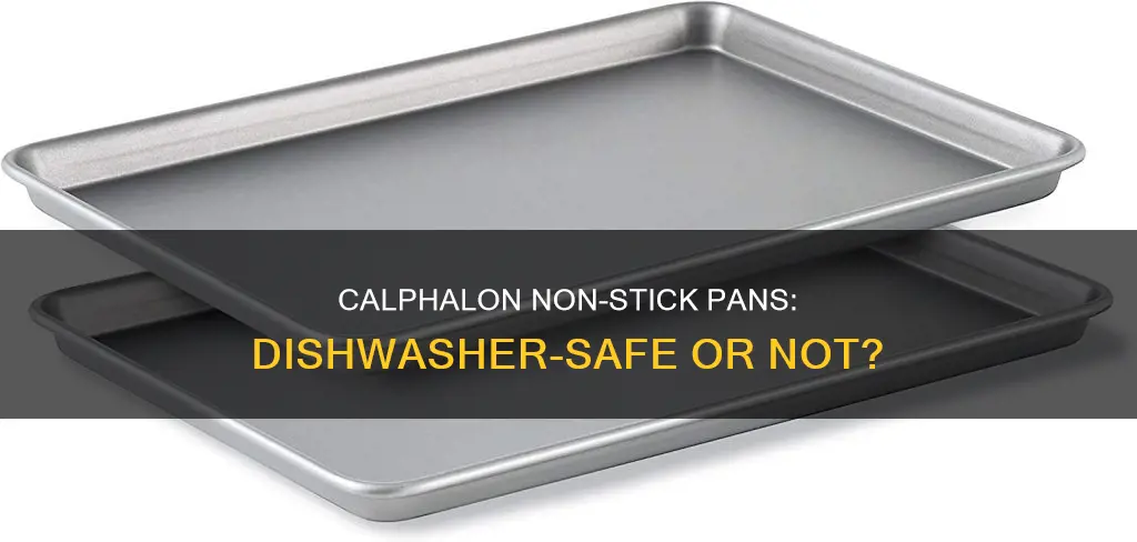 are calphalon non stick pans dishwasher safe