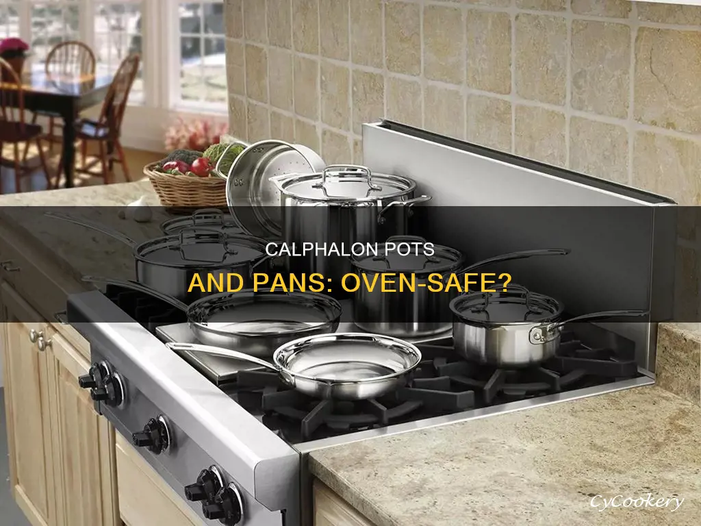 are calphalon pots and pans oven safe