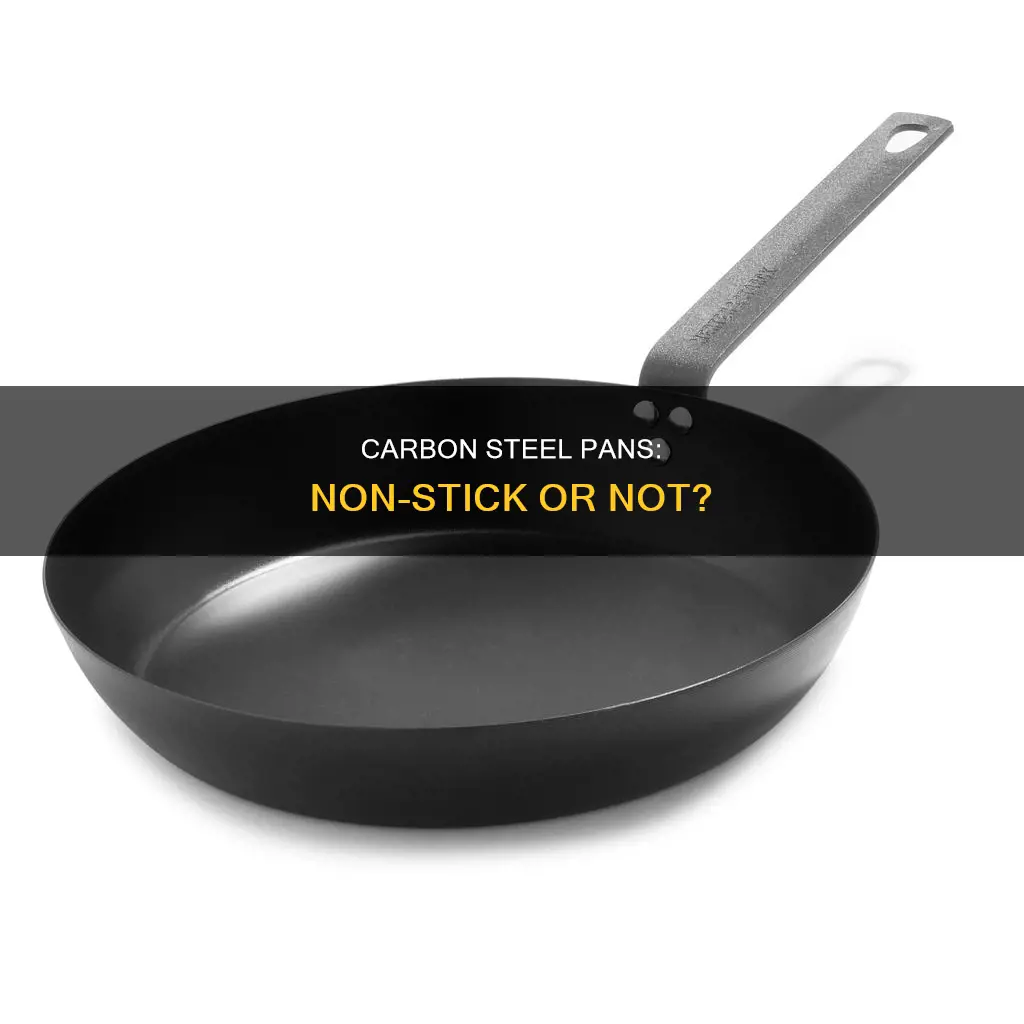 are carbon steel pans non stick