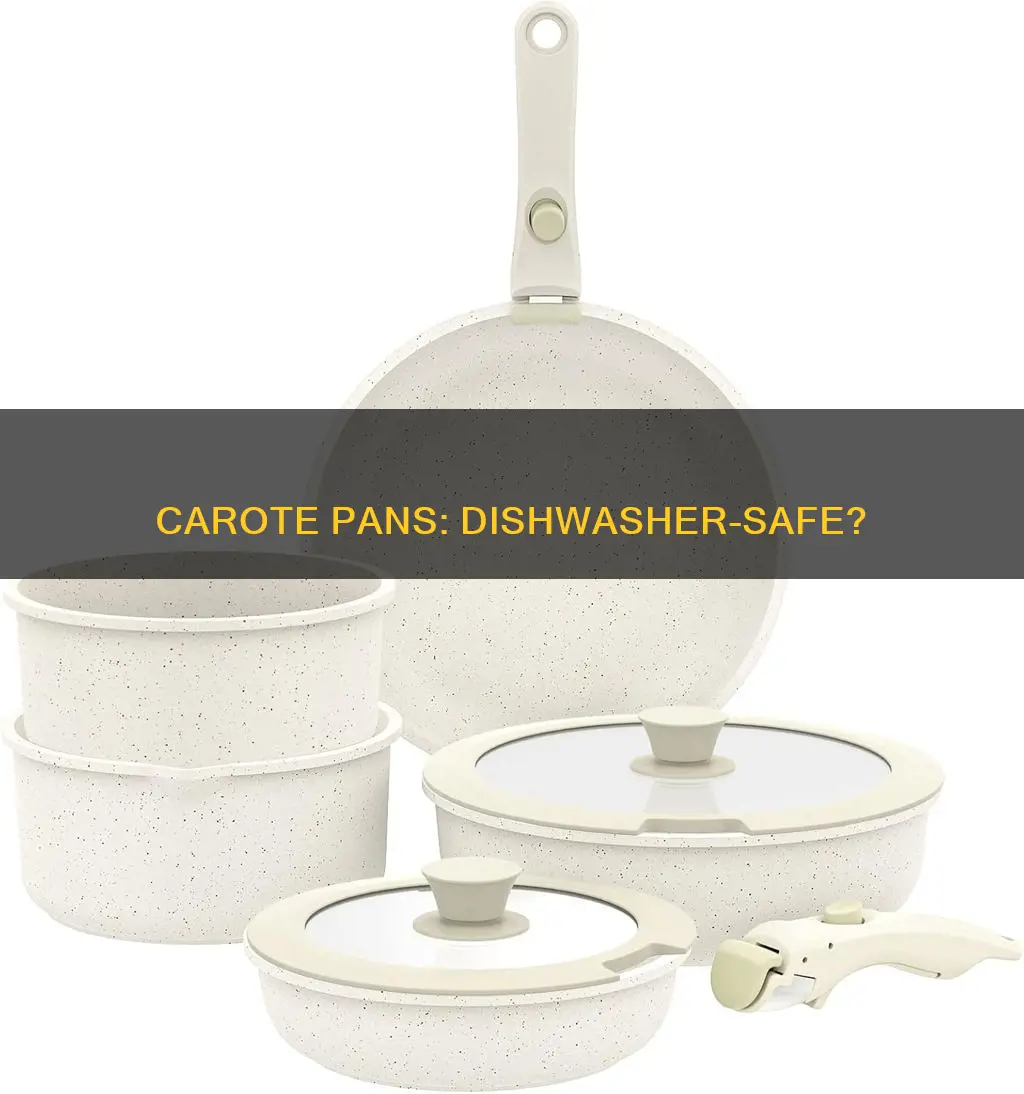 are carote pans dishwasher safe