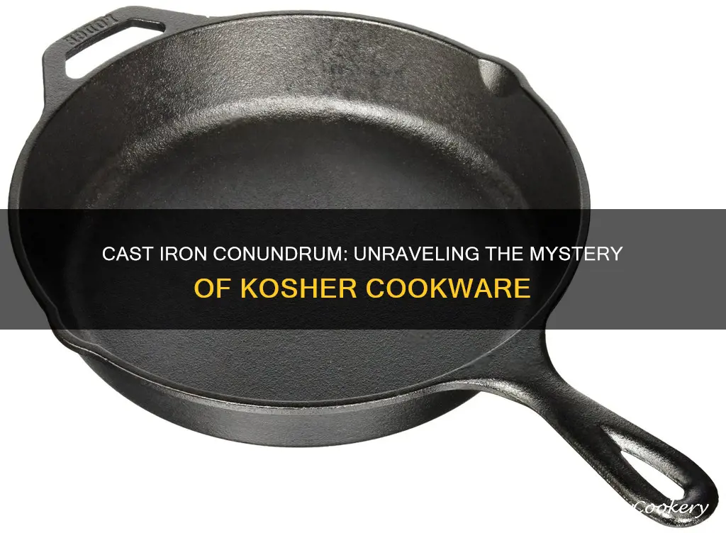 are cast iron pans kosher