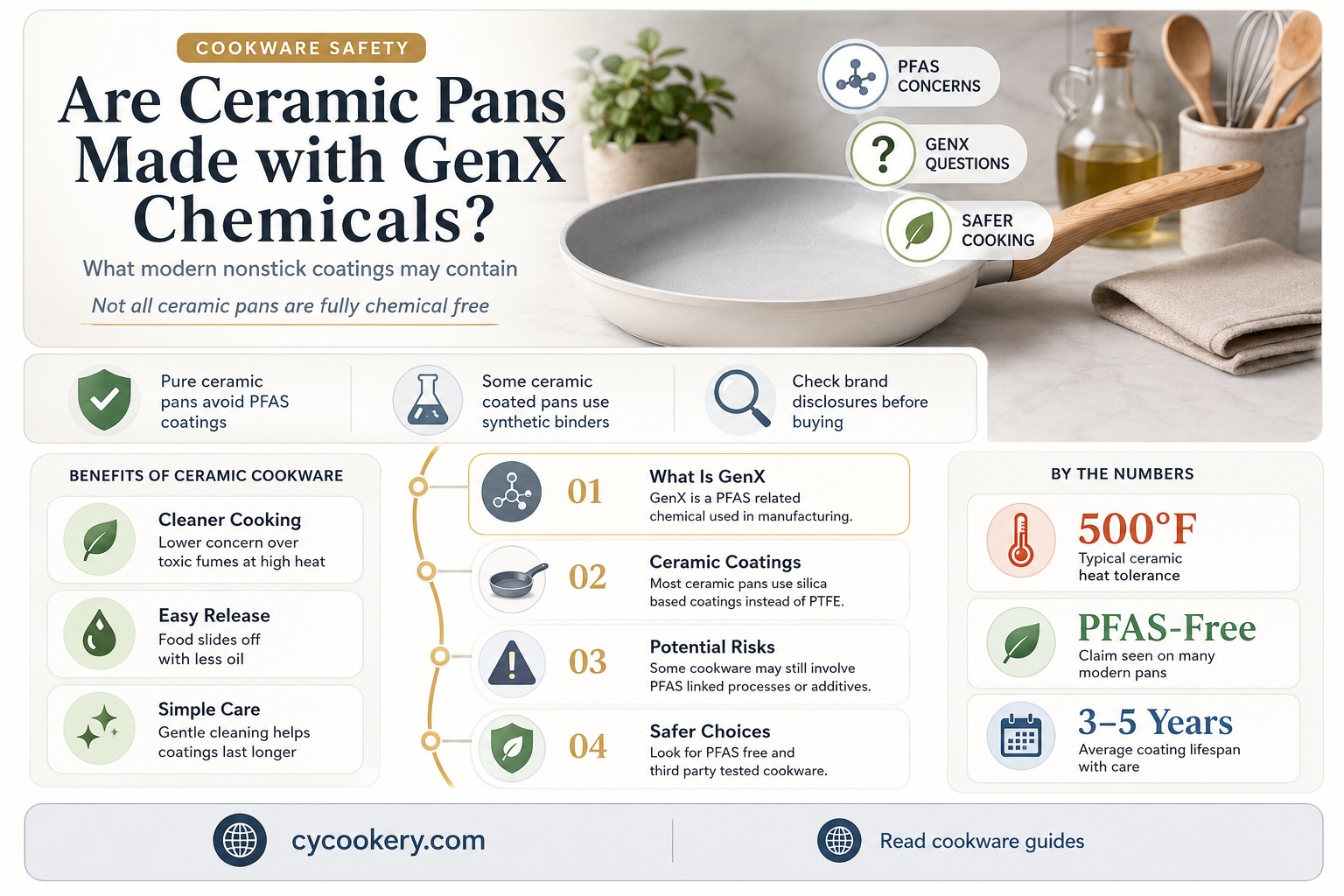 are ceramic pans made with genx