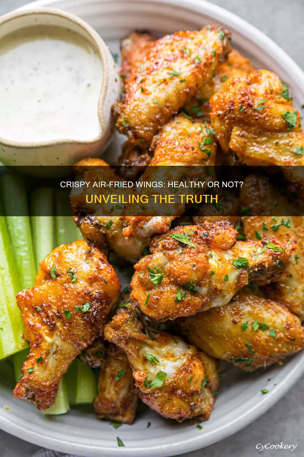 are chicken wings cooked in air fryer healthy