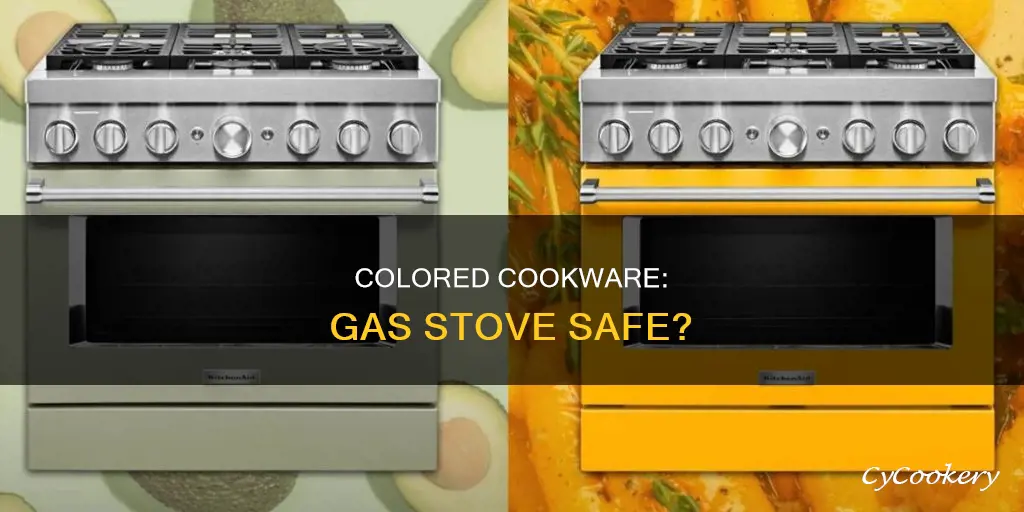 are colored pans and pots are safe on gas stove