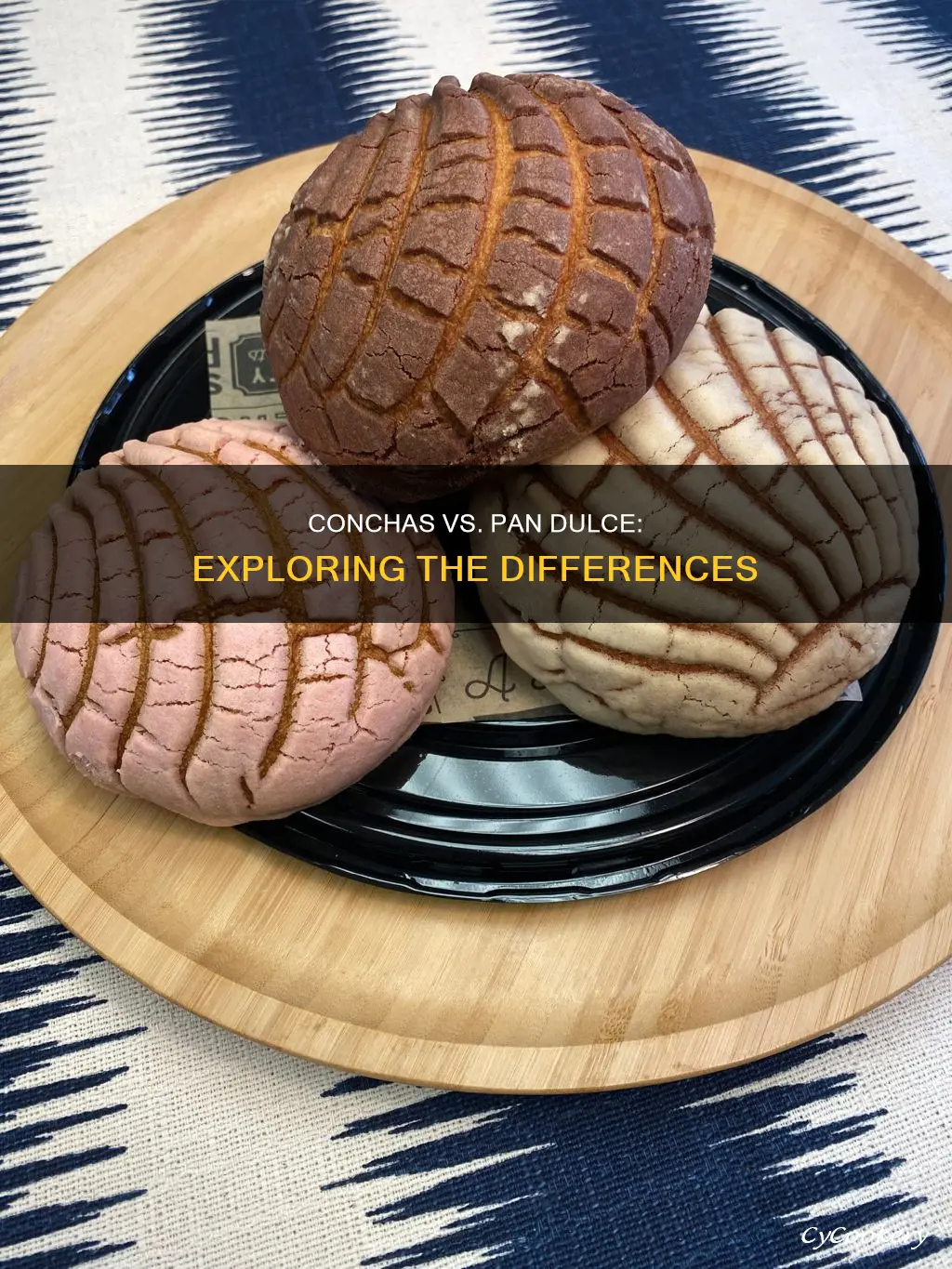 are conchas and pan dulce the same