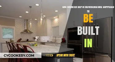 Are Counter Depth Fridges Meant for Built-In Installation?