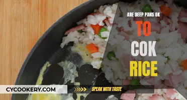 Deep Pans for Rice: A Good Idea?