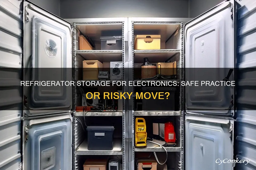 are electronics safe to store in a refrigerator