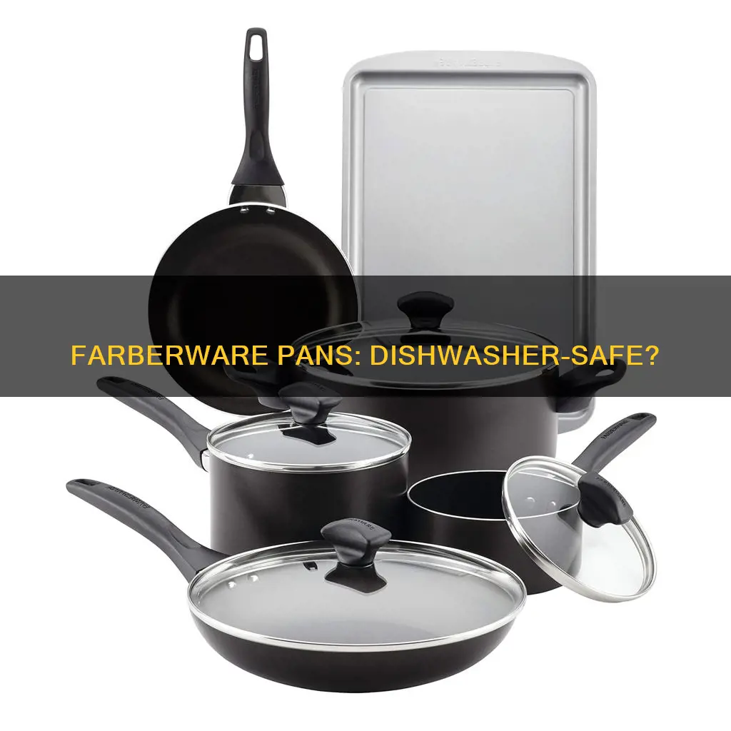 are farberware new traditions pans dishwasher safe