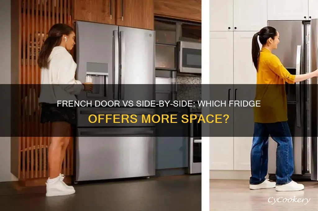 are french door refrigerators bigger than side by side