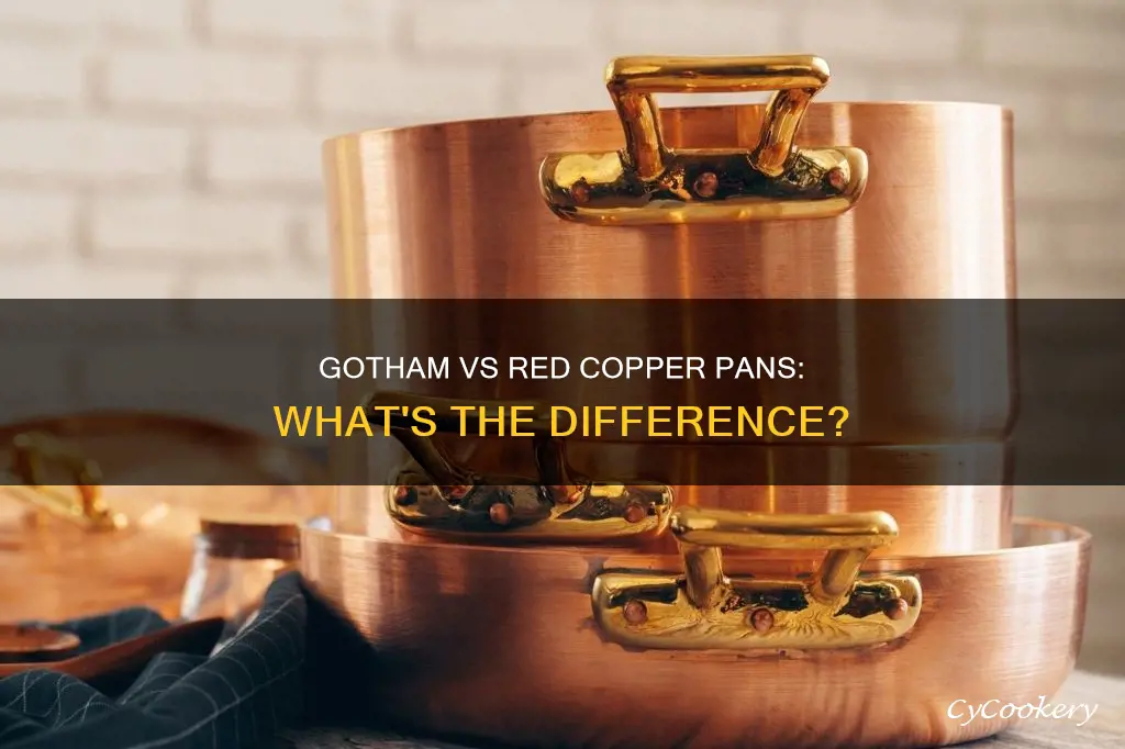 are gotham steel and red copper pans the same