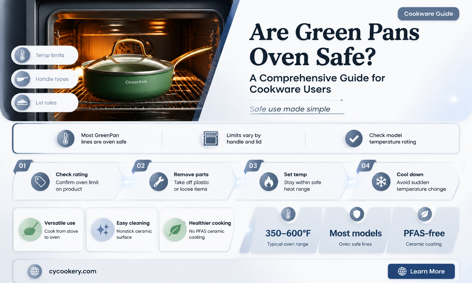 are green pans oven safe to use