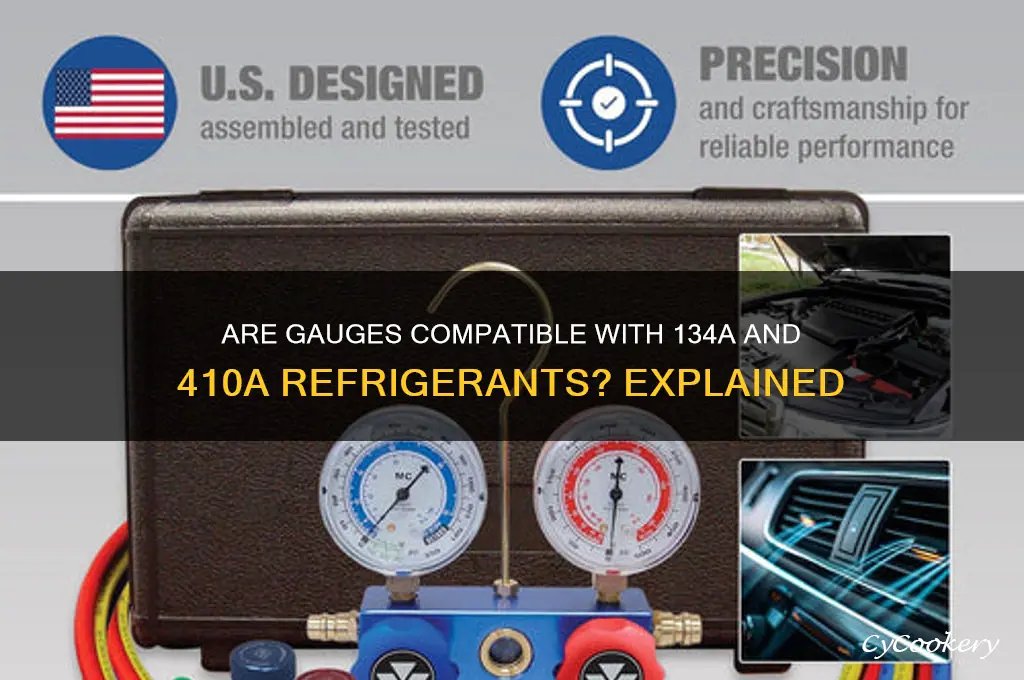 are guages the same as 134r 410a refrigerant