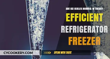 Are Ice Icicles Normal in Energy-Efficient Freezers? Explained