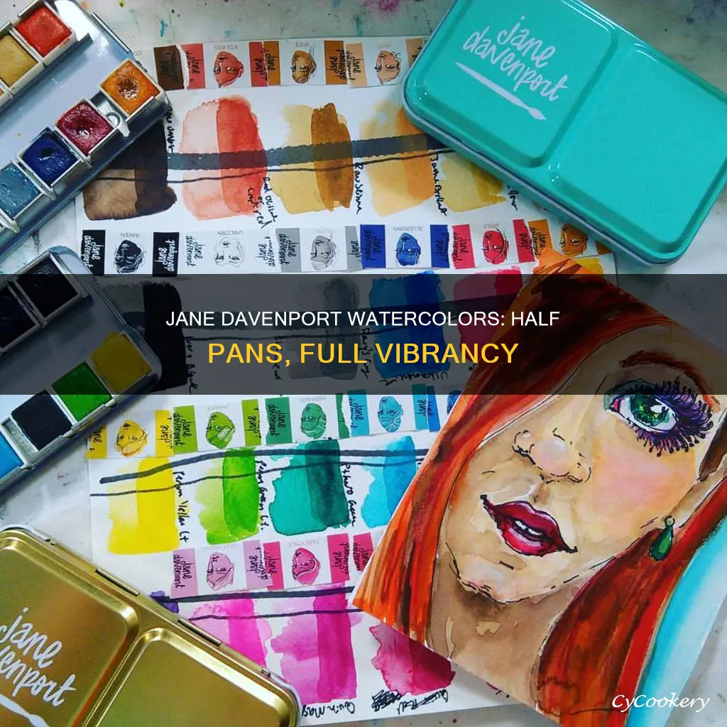 are jane davenport watercolors half pans