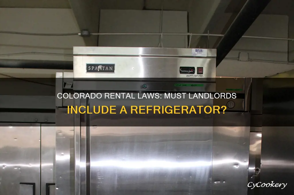 are landlords required to provide a refrigerator in colorado