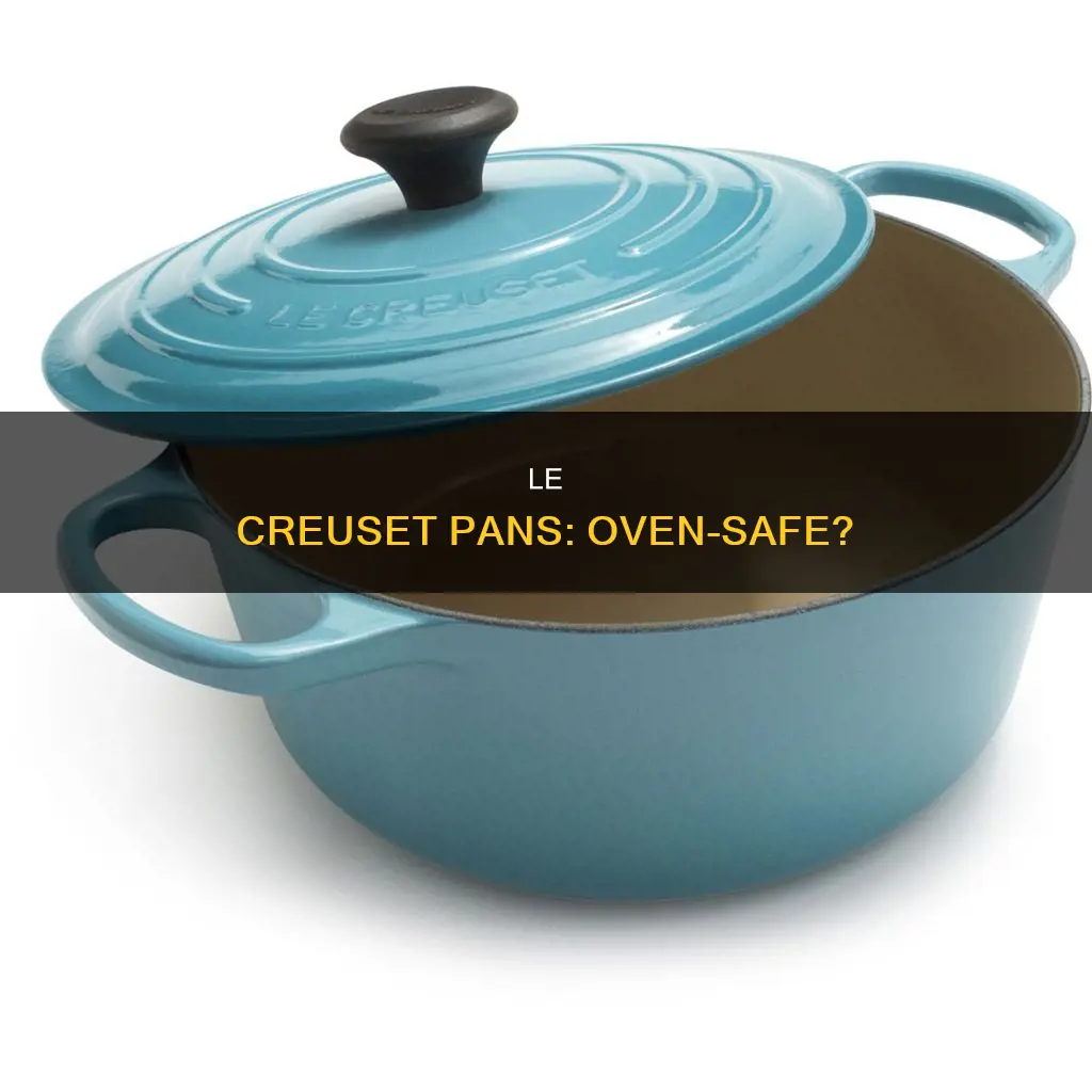 are le creuset pans oven safe