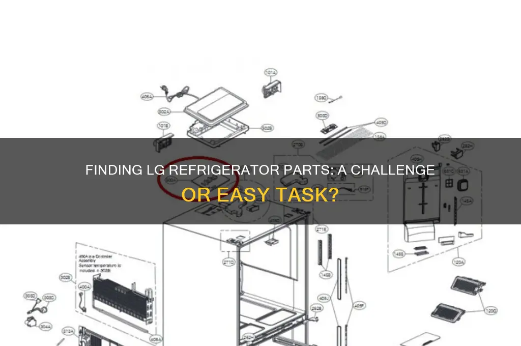 are lg refrigerator parts hard to find