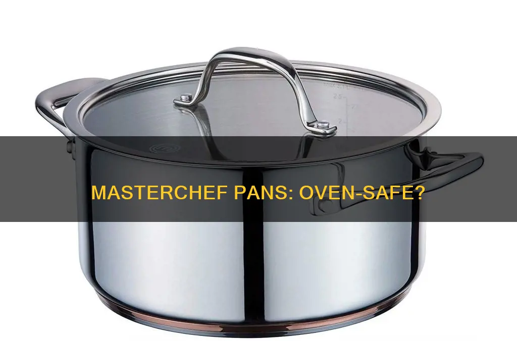 are masterchef pans oven safe