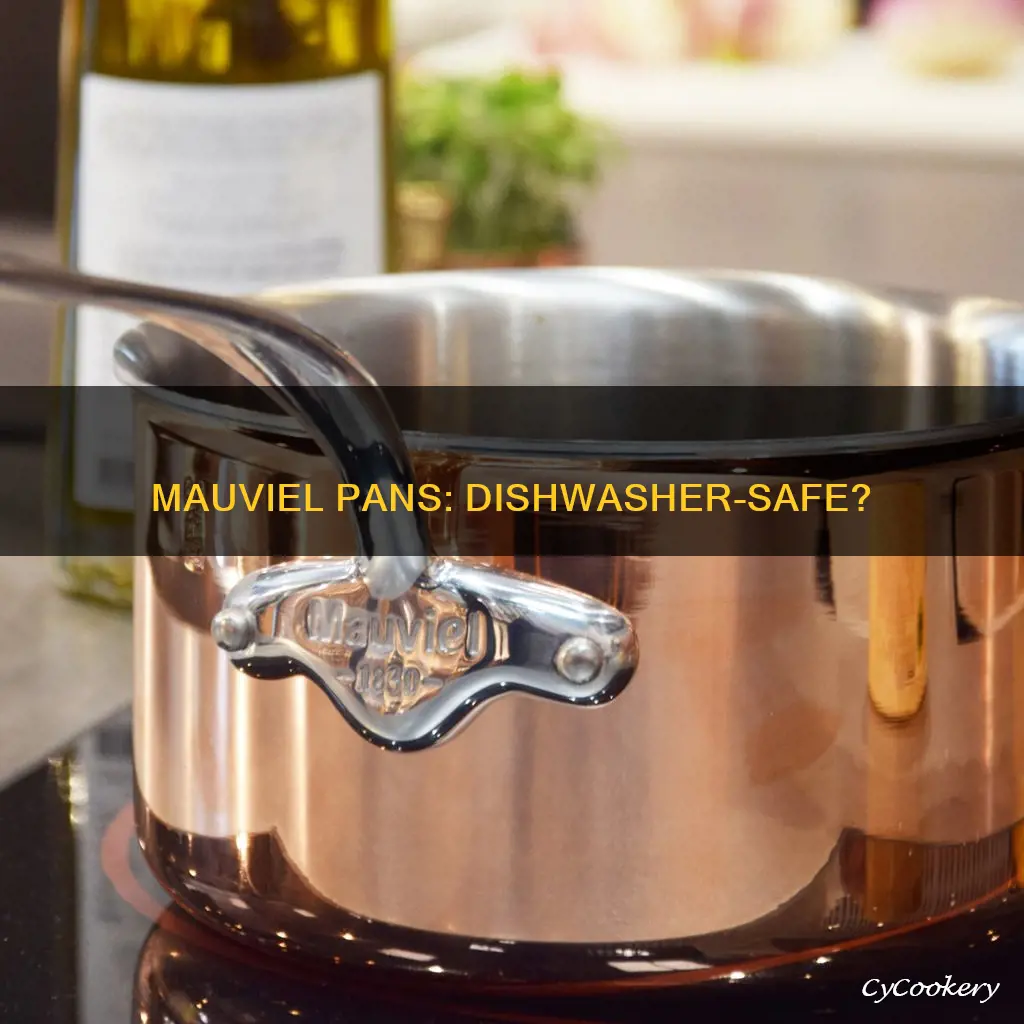 are mauviel pans dishwasher safe