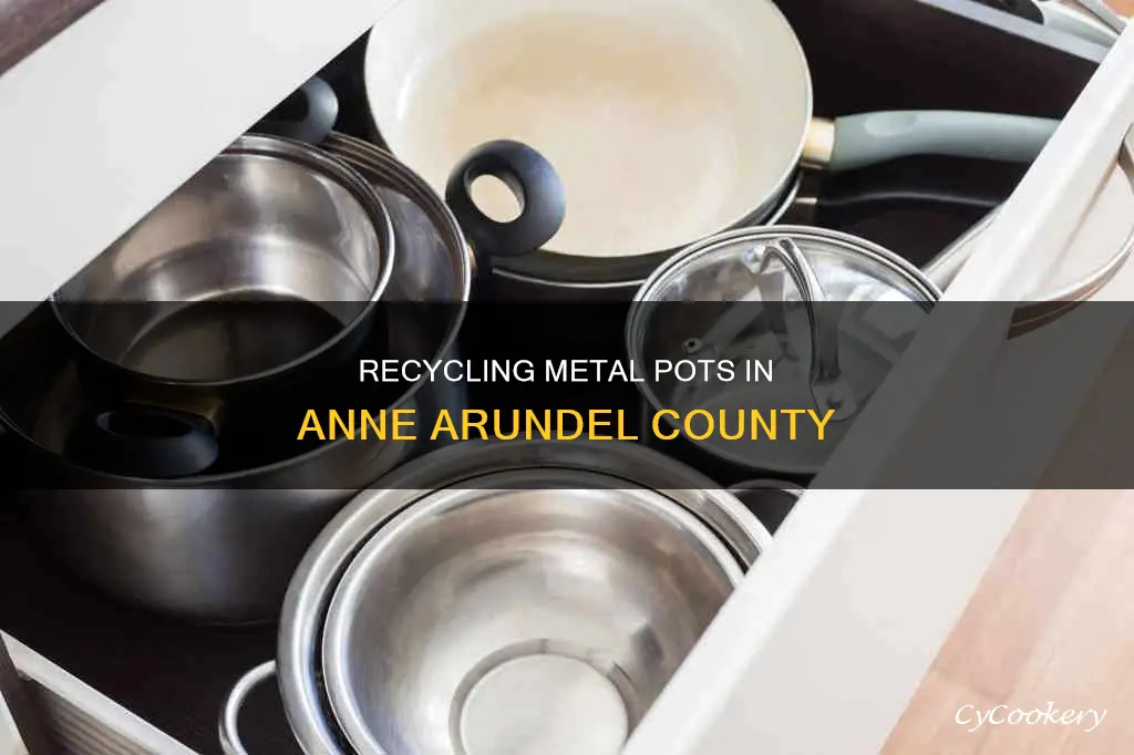 are metal cooking pots recyclable in anne arundel