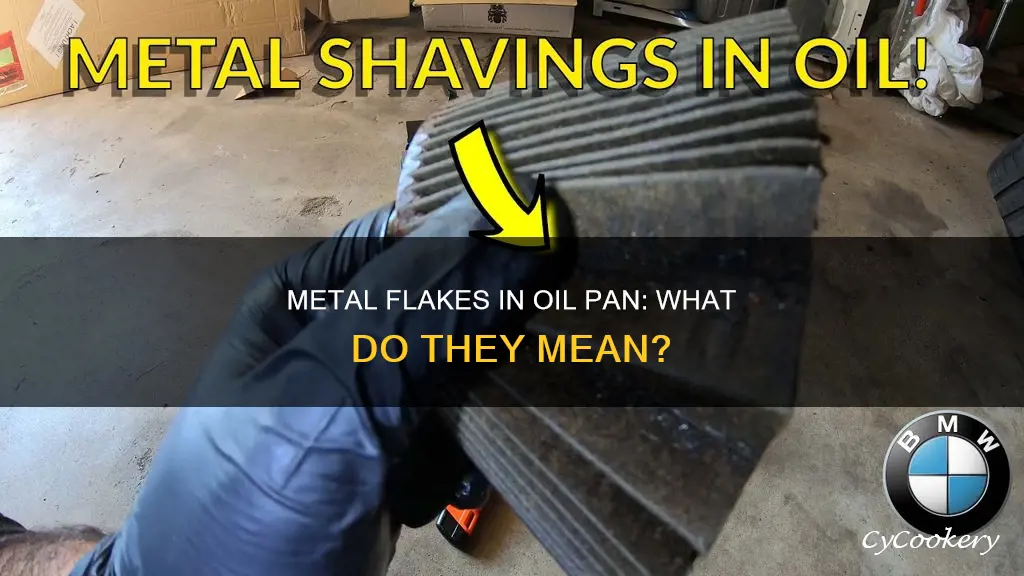 are metal flakes in oil pan