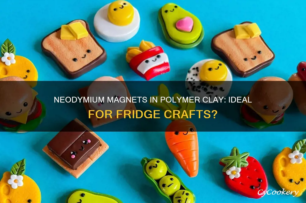 are neodymium magnets recommended for polymer clay refrigerator magnets