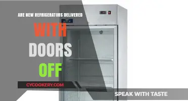 Do New Refrigerators Come with Doors Removed During Delivery?