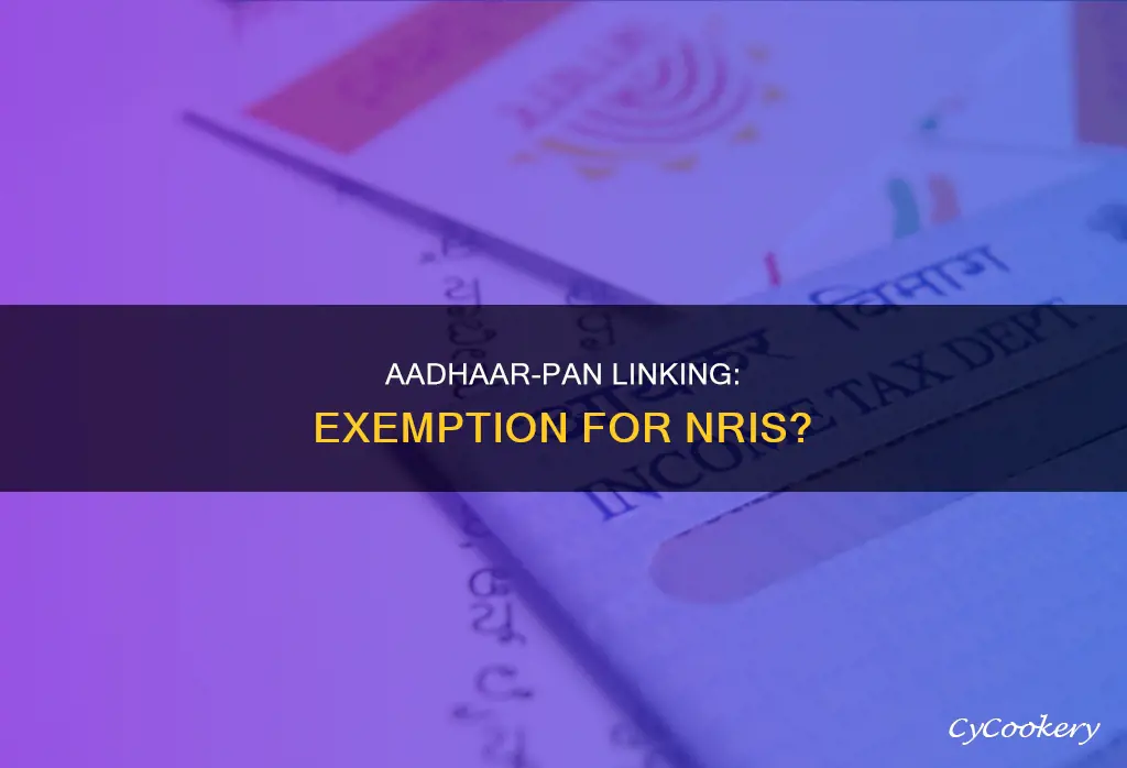 are nris exempted from linking aadhaar with pan