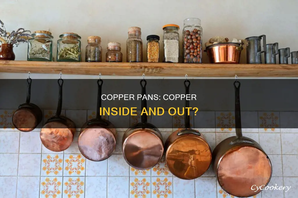 are old copper pans copper inside and out