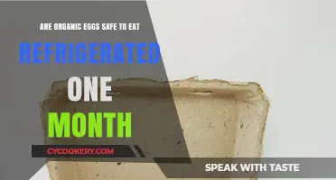 Are Month-Old Refrigerated Organic Eggs Safe to Eat?