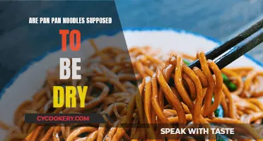 The Mystery of Pan-Fried Noodles: Dry or Not?