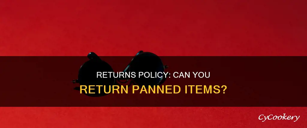 are panned returns allowed