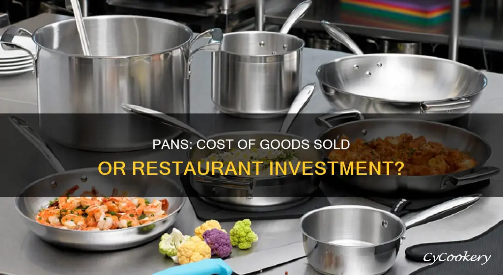 are pans cost of goods sold for restaurant