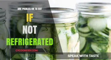 Can Pickles Be Safely Eaten Without Refrigeration? The Surprising Truth