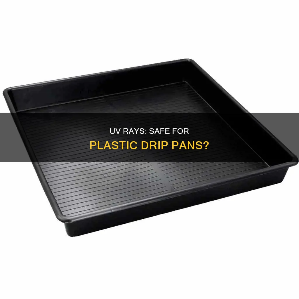 are plastic drip pans uv safe