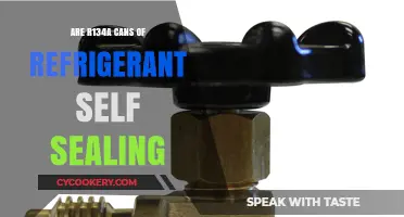 Do R134a Refrigerant Cans Feature Self-Sealing Technology?