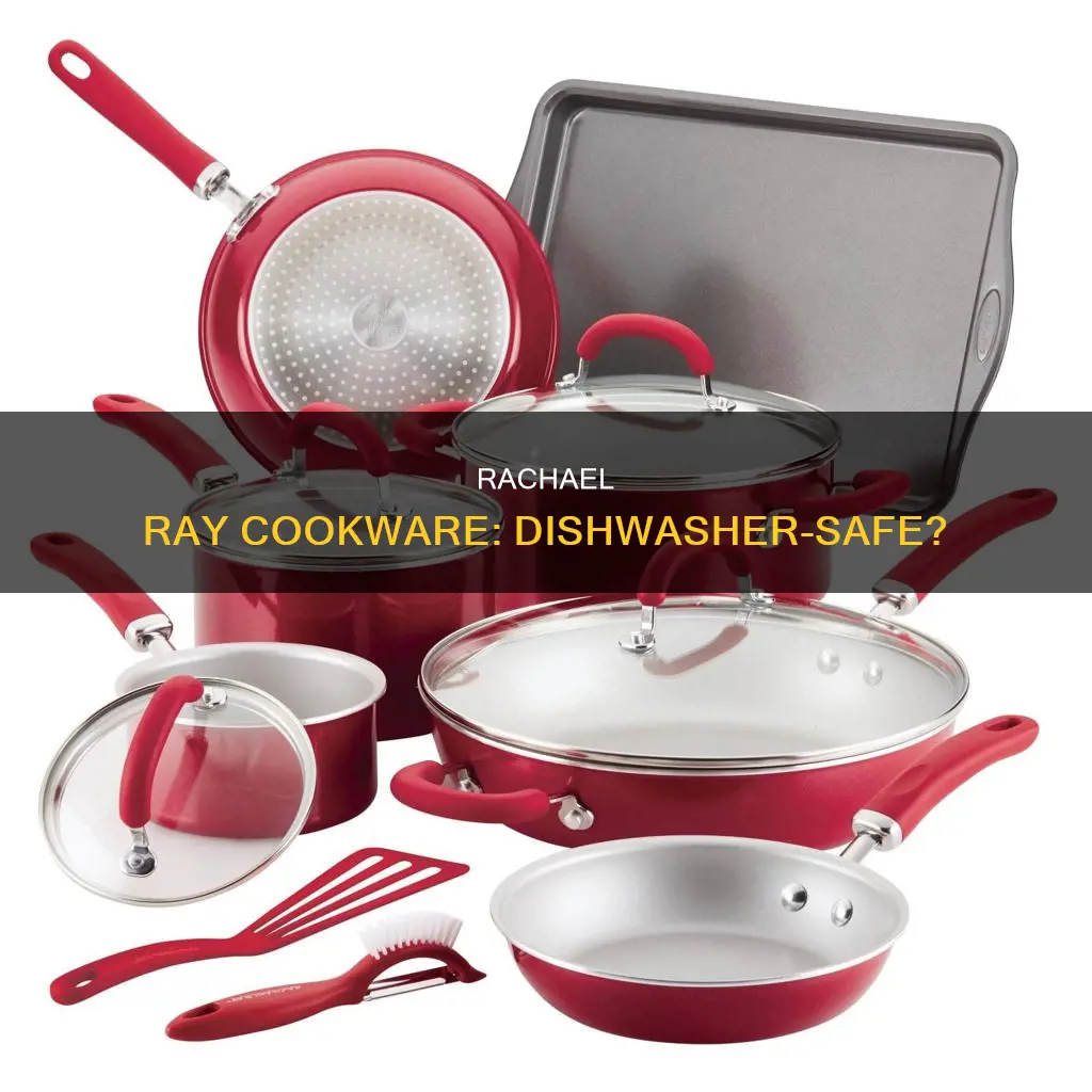 are rachael ray pots and pans dishwasher safe