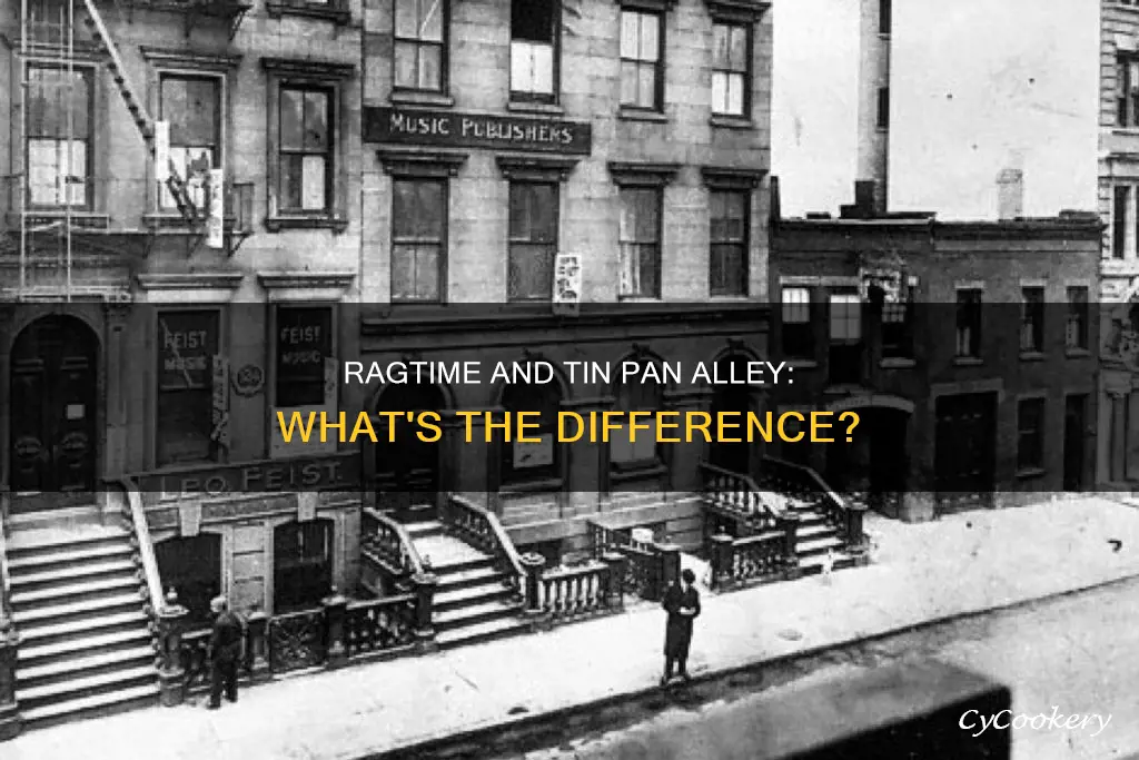are ragtime and tin pan alley the same