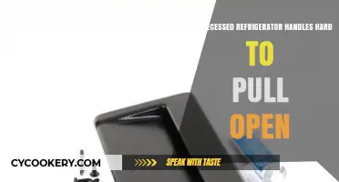 Recessed Refrigerator Handles: Are They Difficult to Open?