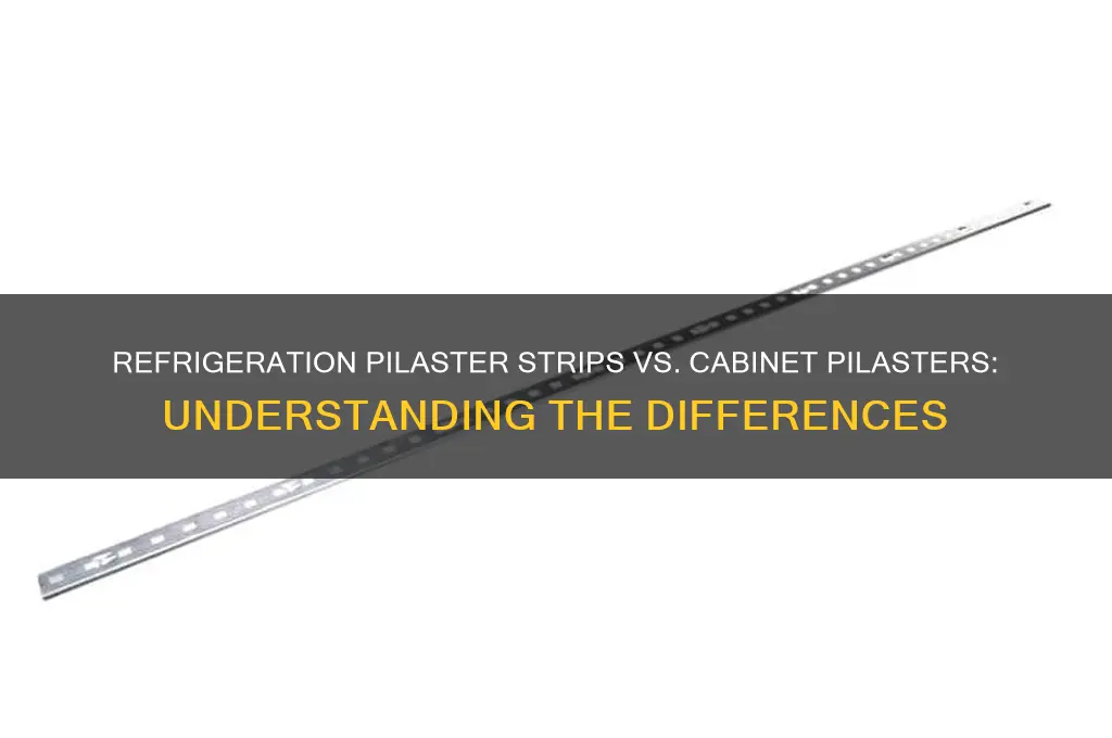 are refrigeration pilaster strips the same as cabinet pilasters