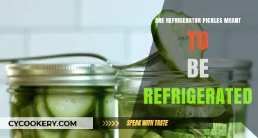 Refrigerator Pickles: Do They Really Need Refrigeration?
