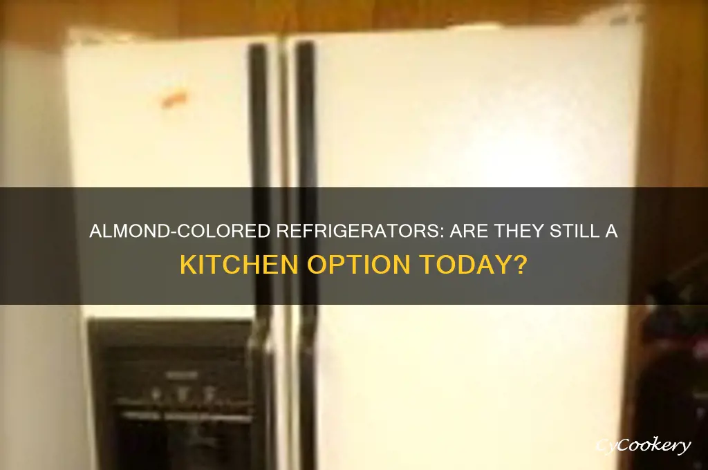 are refrigerators still come in almond color