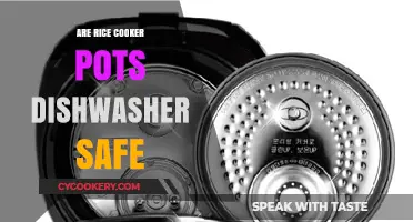 Rice Cooker Pots: Dishwasher Safe?