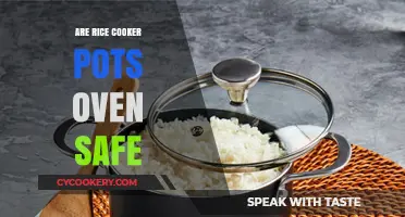 Rice Cooker Pots: Are They Oven-Safe?