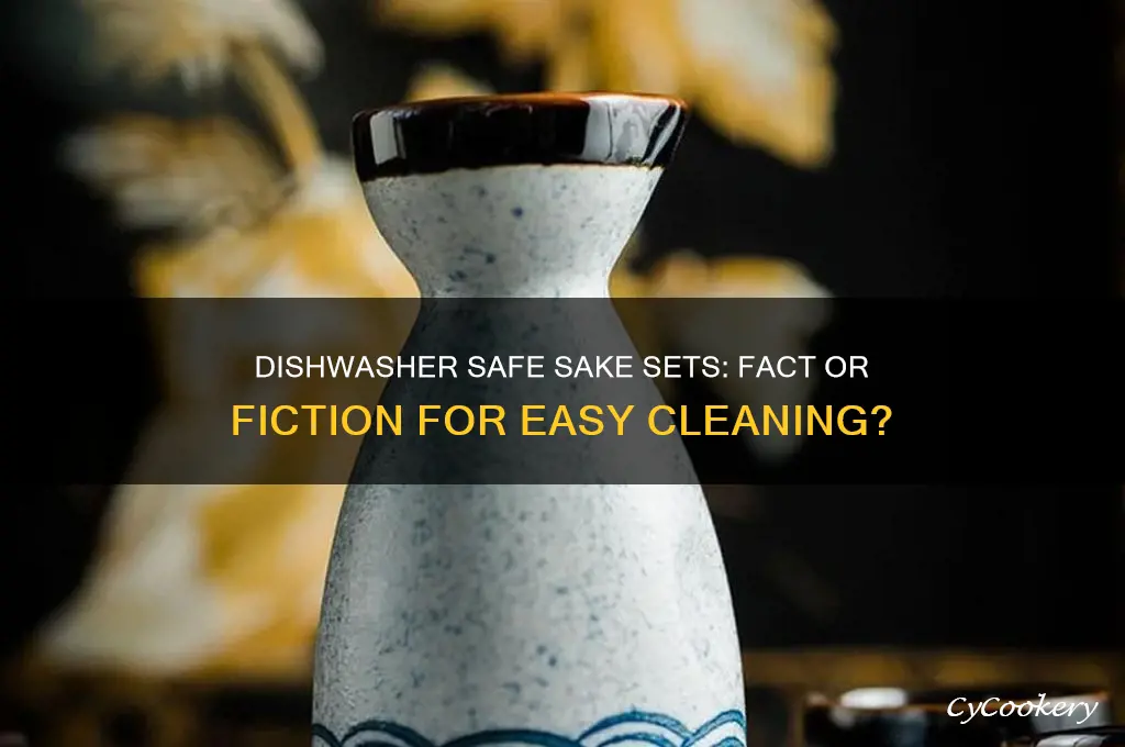 are sake sets safe to wash in dishwasher