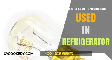 Can Satco 60 Watt Appliance Bulbs Be Used in Refrigerators?