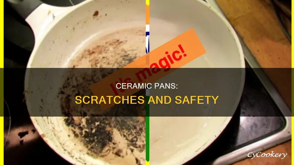 are scratched ceramic pans safe