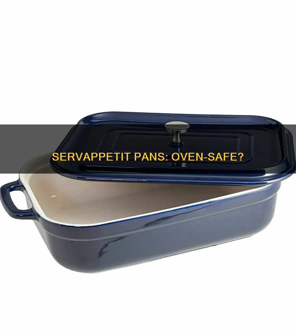 are servappetit pans oven safe