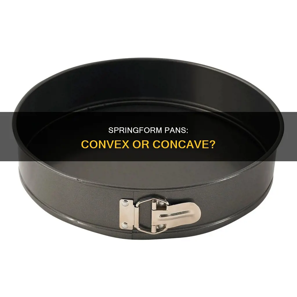 are springform pans convex or concave